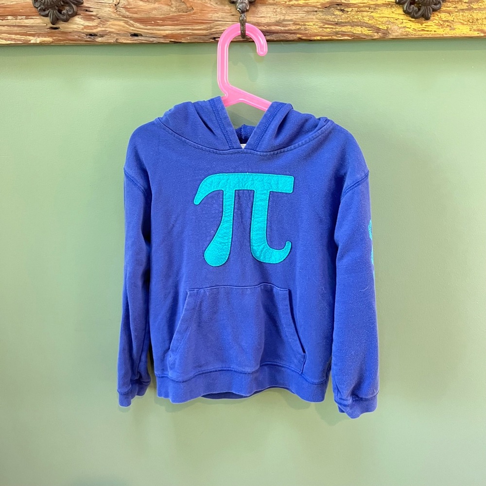 Peek Pi Kids Blue‎ Graphic Pullover Hoodie Size S (6/7)